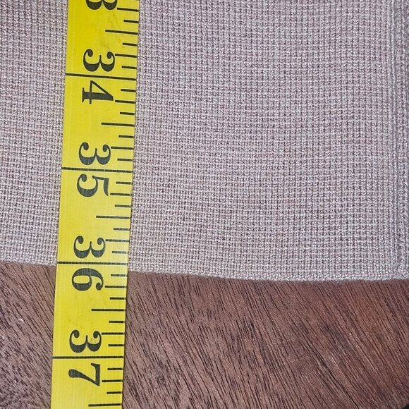 Women’s Beige Knit Long Cardigan S – Quiet Luxury Layering Cottagecore Neutral - Picture 7 of 7